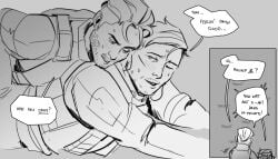 2boys after_anal after_sex alejandro_vargas anal anal_penetration anal_sex bara beard beard_stubble blonde-haired_male blonde_hair blush blushing call_of_duty call_of_duty_modern_warfare_2_(2022) caucasian caucasian_male dialogue dominant dominant_male exhausted gay gay_anal gay_domination gay_male gay_sex half-closed_eyes male male/male male_only male_penetrating maledom malesub mexican mexican_male military military_uniform one_eye_closed pants_down pants_pulled_down penetration penetration_from_behind phillip_graves scar_on_cheek soldier speech_bubble sweat sweatdrop sweating