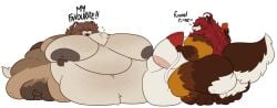 2girls bbw big_ass big_breasts blob breasts bubble_butt chubby cleavage female furry huge_ass huge_breasts hyper_ass lucy_(mexifurfoof) maple_(mexifurfoof) mexifurfoof nipples overweight ssbbw tagme thick_thighs wide_hips