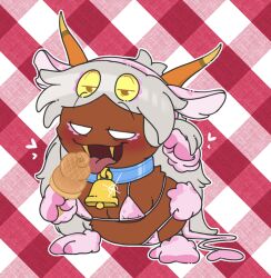 absurd_res arachnid bikini blush breasts buttplug_tail chubby_female collar cow_ears cow_tail cowbell cowprint_bikini dairy_queen heart heart_tail hi_res ibispaint_(medium) ice_cream kirby_(series) kirby_triple_deluxe licking_ice_cream looking_at_viewer nintendo pink_fur queen_sectonia seductive_look slutty_female solo_female taking_off_panties teasing_viewer tongue_out