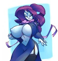 armwear bedroom_eyes big_breasts bigdad bracelet breasts car cleavage clothed clothing crossed_legs deep_cleavage dress elbow_gloves equid equine female friendship_is_magic gloves handwear hasbro horn humanized humanoid humanoidized inner_boob jewelry legwear looking_at_viewer mammal monochrome my_little_pony narrowed_eyes necklace rarity_(mlp) seductive sitting solo stockings straight_hair unicorn