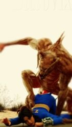 3d anal anal_sex beast beastiality bestiality_impregnation blender dasovix deathclaw fallout fallout_(series) fallout_new_vegas lucy_maclean