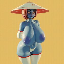 1girls 3d_animation animated artereket big_ass big_breasts blue_body blue_skin boobs_bouncing boobs_focus brown_hair female kino_(kino_konomi) kino_(tonka_kryga) nude nude_female red_eyes samzan_(modeler) solo sweat sweaty sweaty_breasts tau tau_(bysamzan) thick thick_ass thick_hips warhammer_(franchise) warhammer_40k