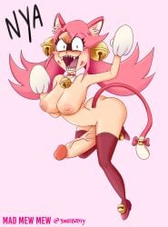 1futa :3> alternate_version_available angry angry_face areolae bells big_ass big_breasts big_penis blood_on_face cat_ears cat_tail catgirl completely_nude crazy_eyes dickgirl full_body hissing mad_mew_mew pink_hair pink_legwear pink_nipples pink_stockings slight_blush trans_woman transfem undertale yarrbooty