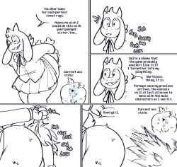 anal anthro antlers anus ass balls big_butt biped bottomwear bovid caprine clothed clothing cough crossdressing darkner deer deltarune dess_holiday dialogue dirty_talk doki_doki_literature_club dominant dominant_male duo evil_ralsei_(ti-ling) eyewear female_rimming_male femboy fluffy forced genitals glasses good_girl hair horn huge_ass kiss_mark kiss_mark_on_balls kiss_mark_on_butt looking_pleasured male mammal new_world_deer oral pulling_hair ralsei reindeer rimming rimming_male school_uniform sex skirt sound_effects speech_bubble spread_anus spread_butt spreading team_salvato ti-ling touching_hair undertale_(series) uniform wearing_glasses wide_hips