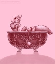 alternative_version_available bathtub bathtub_sex dandy's_world dandys_world eating eating_ass eating_pussy femboy femboy_focus gatorsnakes gay gay_male gay_sex glisten_(dandy's_world) goob_(dandy's_world) implied_oral implied_sex leg_warmers leg_warmers_only looking_at_viewer looking_back makeup neck_fur neck_tuft skinny spider spider_legs