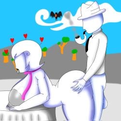 big_ass big_balls big_breasts blush dad_egbert daddy doggy_style elegante felipe1698 hat homestuck imminent_death jack_noir mom_lalonde mommy nsfw pipe scarf sex ship sky table tongue_out