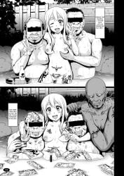 a-teru_haito black_and_white bleachedtwob cruel cruelty dump english english_text grim grimdark k-on! kuroiro_jikan moral_degeneration nomic nomic745 racism stereotype translated tsumugi_kotobuki_(k-on!)