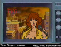 akabur april_o'neil april_o'neil_(tmnt_1987) female groped groping_breasts straight_hair teenage_mutant_ninja_turtles tmnt_1987