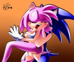 amy_rose anthro blush breast_grab breasts closed_eyes color cum cum_in_pussy female fur furry gloves hedgehog male mammal nancher open_mouth orange_background penis sex side_view simple_background sonic_(series) sonic_the_hedgehog sonic_the_hedgehog_(series) standing straight straight_hair uncensored vaginal_penetration