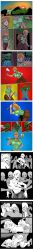 1girls alex_(minecraft) big_breasts blue_eyes blush clothing comic cum defeated fellatio forest gangbang ginger ginger_hair grabbing heart-shaped_pupils holding_penis human medium_hair minecraft monster multiple_penises necrophilia night rape sunset surrounded sweat thick_thighs torn_clothes visible_nipples walking woods zombie zombie_(minecraft)