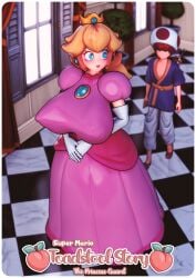 princess peach from mario (series) by dontaco