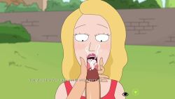 beth_smith big_penis blush cum cum_in_mouth cum_on_face ferdafs morty_smith pov rick_and_morty rick_and_morty:_a_way_back_home