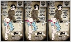 barefoot black_hair comic cum_on_feet cum_on_self emo exposed_anus exposed_balls exposed_penis feet forced_orgasm gay gay_domination gravity_falls humiliation male_only male_rape_victim orgasm pale_skin punishment rape robbie_valentino shoplifting short_comic sneakers socks socks_and_shoes strip_search sweaty twink vibrator vibrator_in_ass