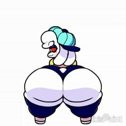 animated big_ass big_butt friday_night_fever friday_night_funkin shaking_butt tagme tea_(friday_night_fever) twerking wide_hips