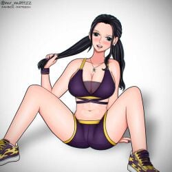 female female_only hiyozuki nico_robin one_piece