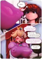 princess peach from mario (series) by dontaco
