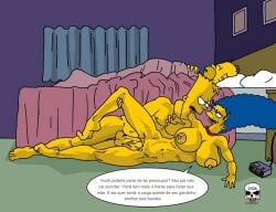 bart_simpson big_breasts blue_hair cheating_wife homer_simpson incest marge_simpson mother_and_son nude_female nude_male penetration penis_in_pussy stealth_sex the_fear the_simpsons