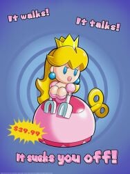 ! $ 1girl 1girls 2024 2d 2d_(artwork) big_breasts big_lips blonde_hair blue_eyes boob_window breasts clothed clothing crown dress ear_piercing earrings eyelashes female gloves lips long_hair looking_away mario_(series) mario_vs._donkey_kong mini_peach nintendo no_bra pink_dress pink_lips pink_lipstick price price_tag pricelist princess_peach robot robot_girl shiny_breasts shiny_clothes shiny_hair shiny_skin sleepiitreat solo solo_female text text_bubble toy white_gloves white_skin windup_key yellow_hair