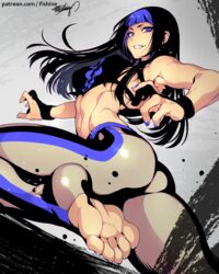 juri han from street fighter by fishine