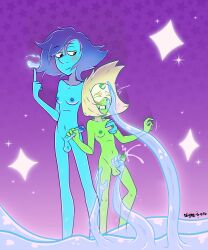 2futas balls blightstar blue_skin breasts cum duo ejaculation erection futa_on_futa futa_only futanari gem gem_(species) gem_on_forehead green_skin hand_on_penis humanoid humanoid_penis hydrokinesis jerking_off lapidot lapis_lazuli_(steven_universe) multiple_handjob mutual_handjob mutual_masturbation nude nude_futanari orgasm penis peridot_(steven_universe) small_breasts standing steven_universe tentacle tentacle_handjob water_manipulation waterbending