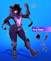 1girls big_ass big_butt blush dark-skinned_female dark_skin female_focus female_only fortnite fortnite:_battle_royale fur furry humanized looking_at_viewer looking_back noncanonical_design raven_team_leader strip_game thick_ass thick_thighs void_dot_exe