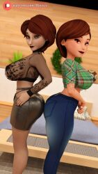 2girls 2milfs 3d ass athletic athletic_female aunt aunt_cass big_ass big_breasts big_hero_6 bottom_heavy breasts bust busty cass_hamada chest child_bearing_hips cleavage crossover curvaceous curvy curvy_body curvy_female curvy_figure disney elastigirl female female_focus fit fit_female hair helen_parr hero heroine hips hourglass_figure huge_ass huge_breasts human large_ass large_breasts legs light-skinned_female light_skin lips marvel mature mature_female mayvee midriff milf mother pixar pixar_mom see-through slim_waist superhero superheroine the_incredibles thick thick_hips thick_legs thick_thighs thighs thunder_thighs top_heavy voluptuous waist wide_hips