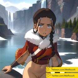 1girls ai_generated arctic avatar_legends avatar_the_last_airbender blue_eyes bottomless bottomless_female bottomless_skirt brown_hair clothed female ice katara nature nature_background nickelodeon partially_clothed partially_nude petite petite_body petite_female petite_girl pussy slim slim_waist stable_diffusion teen teen_girl teenage_girl teenager water water_tribe wetfixxxai young younger_female