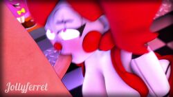 1boy1girl 1girls 60fps animated animatronic baby_(fnafsl) blowjob blowjob_face blowjob_only breasts circus_baby circus_baby_(fnaf) clown clown_girl clown_makeup five_nights_at_freddy's five_nights_at_freddy's:_sister_location hd huge_breasts huge_cock jollyferret male male/female music pale_skin pink_eyes red_hair robot robot_girl robot_humanoid sfm sister_location sound source_filmmaker sucking sucking_penis tagme video white_body white_skin