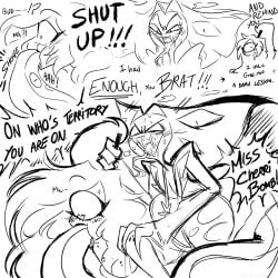 cherri bomb from hazbin hotel by dosukeii