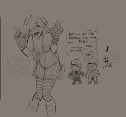 gravity_falls lingerie mabel_pines n0_refunds petplay pig_ears pigtail