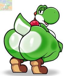 1female 1girls ass ass_focus big_ass big_breasts breasts bubble_butt dumptruck_ass fat_ass female female_only furry gigantic_ass huge_ass huge_breasts lewdewott mario_(series) nintendo plump plump_ass round_ass solo solo_female thick thick_ass thick_thighs thighs voluptuous voluptuous_female wide_hips yoshi