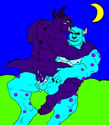 2boys anal artist_request disney gay johnny_worthington_iii male male_only monsters_inc monsters_university pixar sex sulley tagme yaoi