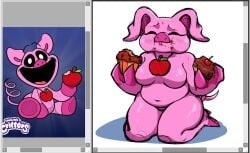 anthro anthro_on_anthro anthro_only bere_dolly_art critters_(poppy_playtime) domestic_pig furry_only no_humans picky_piggy_(poppy_playtime) pickypiggy pig pink_body pink_fur pink_skin poppy_playtime poppy_playtime_(chapter_3) sex smiling_critters tagme