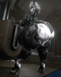 bbw big_ass big_breasts breasts bubble_butt female huge_ass huge_breasts mag_(warframe) overweight qzk_forte tagme thick_thighs warframe wide_hips