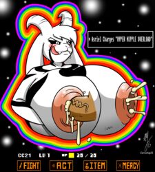 asriel dreemurr from undertale by cornchip21