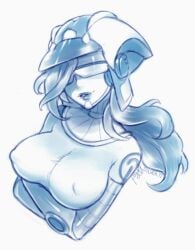 blue_body blue_skin female nintendo nipples nude nude_female pokemon pokemon_usm soliera_(pokemon) tagme ultra_recon_squad