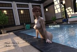 black-kat-3d-studio breasts female naked solo swimming_pool