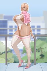 busty female female_focus female_only hourglass_figure materclaws minko_xiv_(vtuber) standing tagme tan tan_body tan_skin wide_hips