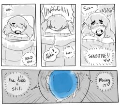 chubby chubby_female chubby_frisk comic dildo frisk frisk_(undertale) frisk_dreemurr lobeliatale nsfwbutts undertale undertale_(series)