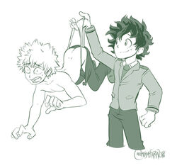 izuku midoriya from my hero academia by chromosomefarm