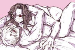 2boys gay illuso jojo's_bizarre_adventure male male/male male_only nude_male risotto_nero vento_aureo yaoi