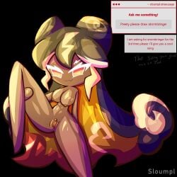 1girls art_request breasts cookie_run cookie_run_kingdom female pussy request self_upload sloumpl snaggle_tooth solo stormbringer_cookie strawpage_request