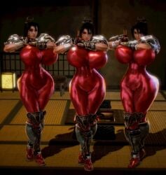 3d 3girls big_breasts bimbo bodysuit breasts clone clones fire_on! gigantic_breasts huge_breasts hyper_breasts impossible_bodysuit impossible_clothes impossible_clothing impossible_shirt indoors large_breasts looking_at_viewer massive_breasts milf ninja shiny_clothes skin_tight soul_calibur taki tight tight_bodysuit tight_clothes tight_clothing tight_shirt