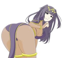 ass bodystocking breasts female female_only fire_emblem fire_emblem_awakening nintendo noboru solo tharja_(fire_emblem)