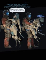 3d 4k apex_legends artificial_vagina ash_(apex_legends) ash_(titanfall) blender blender_(software) blender_eevee comic dzooworks female highres human jack_cooper machine male pale_skin respawn_entertainment robot robot_girl sex titanfall titanfall_2 vaginal vaginal_penetration watermark