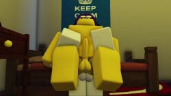 2boys 3d anal anal_destruction anal_sex animated balls cum cum_in_ass gay gay_sex male_only penis pest_(regretevator) poob_(regretevator) regretevator reverse_stand_and_carry_position roblox roblox_game robloxian self_upload sound srnubo standing_sex tagme video