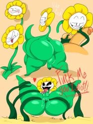 2boys 2d :3 anthro artist_request asking_for_sex auto_ball_lick autoanilingus autofellatio balls ballsack blush cock dick english_text erection femboy flower flowey_the_flower flowey_with_nothing_else_but_a_massive_ass foreskin gay green_skin heart humanoid_penis intact male male_only male_pov name_calling nice_cock_bro partial_male partially_retracted_foreskin penis plant saliva scrotum smooth_penis spread_legs tagme_(artist) talking testicles text tongue tongue_out uncut undertale undertale_(series) yelling