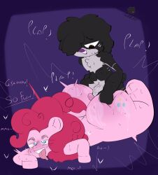 ahe_gao anal anthro ass big_ass big_penis castinly eissi_(castinly) feral furry heart massive_ass my_little_pony original_character penis pinkie_pie_(mlp) pony sweat sweaty thick_thighs tongue tongue_out wide_hips