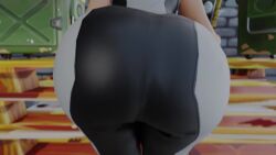 1girls 3d animated ass ass_focus bending_forward bending_over bent_over big_butt black_hair bottom_heavy close-up curvy_female dat_ass dumptruck_butt female fortnite from_behind jiggle kishi no_sound par_patroller_(fortnite) ponytail presenting_ass presenting_hindquarters rear_view shaking_butt solo tagme tight_clothing twerking video wide_hips