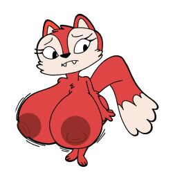 accurate_art_style big_breasts candle_fox colored female female_only fox furry kiff_(series) sbshouseofpancakes thick_thighs